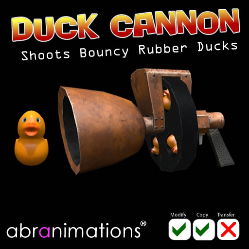 Rubber Duck Cannon  Abranimations® – Metaverse Content